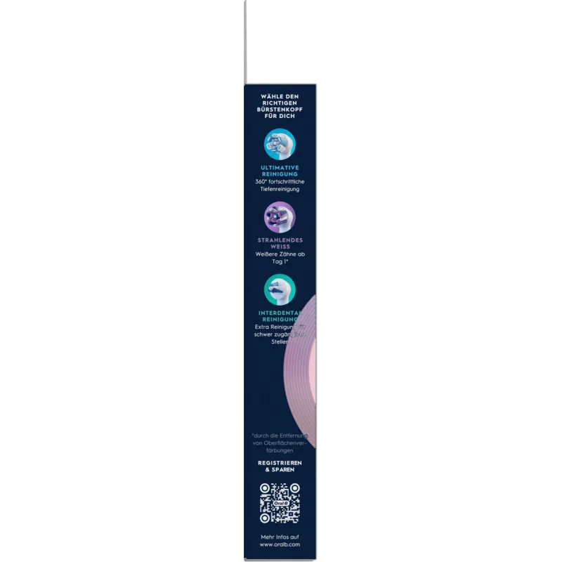 Cabezal de cepillo de dientes Oral-B 6 uds. blanco