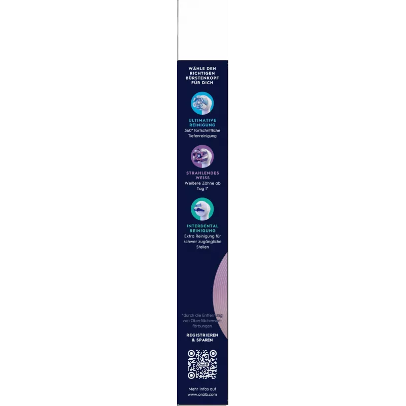 Cabezal de cepillo de dientes Oral-B 6 uds. blanco
