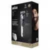Recortadora de barba BRAUN BeardTrimmer 9 80789785, 20 niveles de longitud, 0,5–20 mm, funcionamiento con red/batería, húmedo y seco, gris