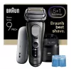 Afeitadora de láminas Braun Series 9 Pro+ 9675cc gris plata acero inoxidable