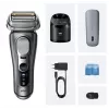 Afeitadora de láminas Braun Series 9 Pro+ 9675cc gris plata acero inoxidable