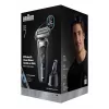Afeitadora de láminas Braun Series 7 72-C7200CC negro acero inoxidable litio-ion