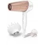 Secador de pelo Philips MoistureProtect Sensor HP8280/00 — 2300 W, motor DC, 6 velocidades, iónico, golpe de aire frío, morado/blanco