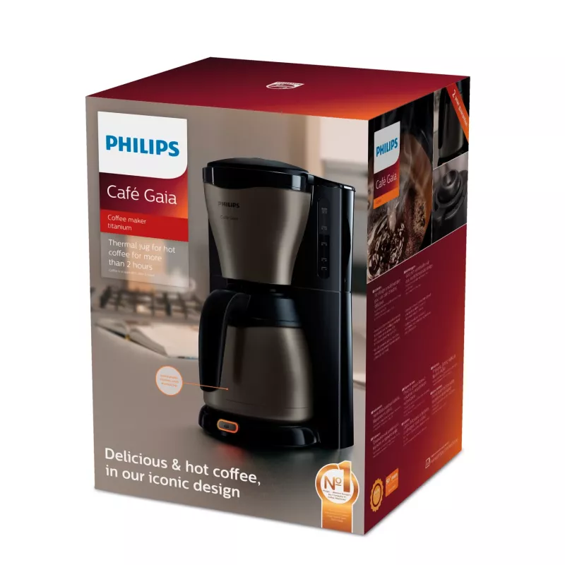 Philips Café Gaia Collection HD7547/80 cafetera de filtro 1,2 L