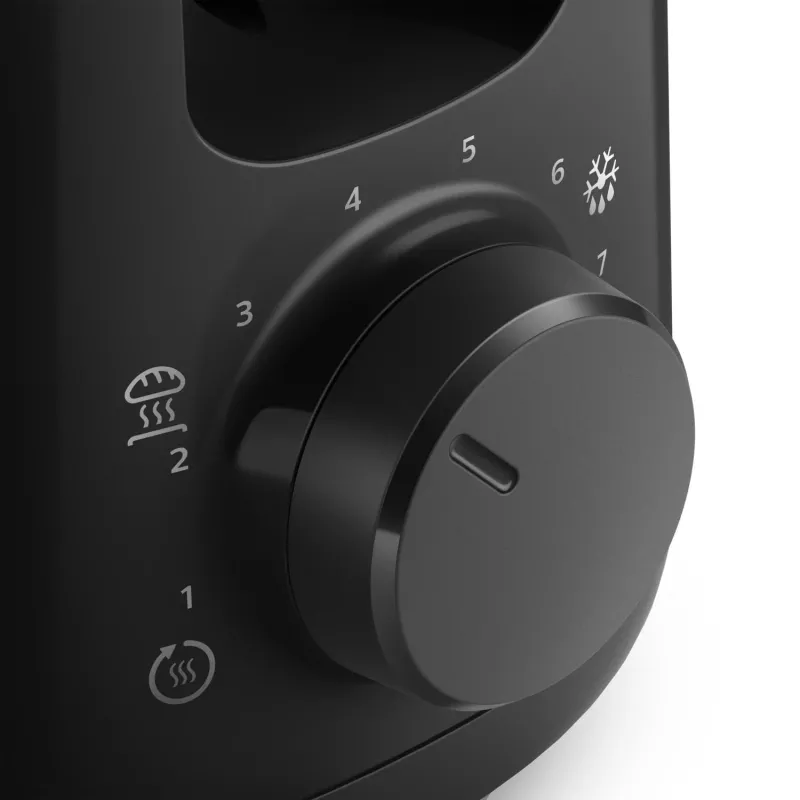 Philips Daily Collection HD2590/90 tostadora – ranura larga, negra