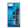 Recortador de pelo de la nariz Philips 5000 NT5650/16 – a pilas, AA, resistente al agua, cuchillas de acero inoxidable, 3 peines de recorte, estuche de viaje
