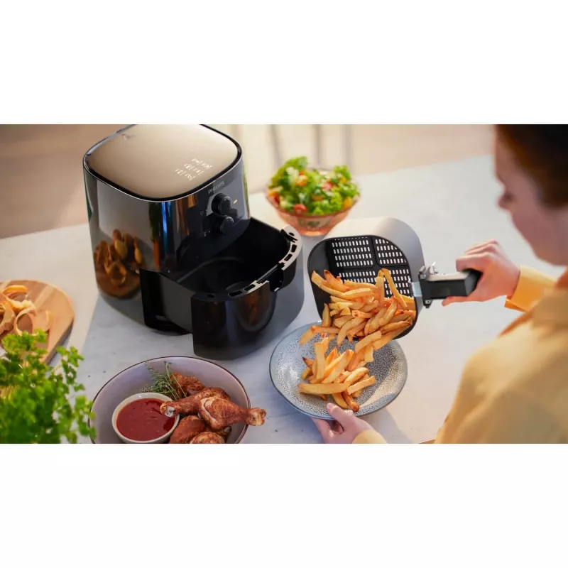 Philips 3000 series HD9200/90 Airfryer L, freidora de aire, 4,1 L, 0,8 kg, Rapid Air, 80 °C, 200 °C