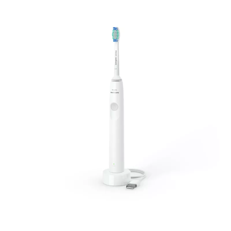 Cepillo de dientes eléctrico sónico Philips 1100 Series HX3641/02 — Cuidado diario, batería de Li-Ion integrada, 1 mango, 1 cabezal de cepillo
