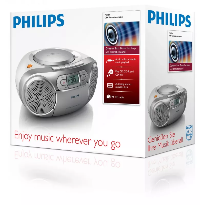 Reproductor de CD portátil Philips AZ127/12