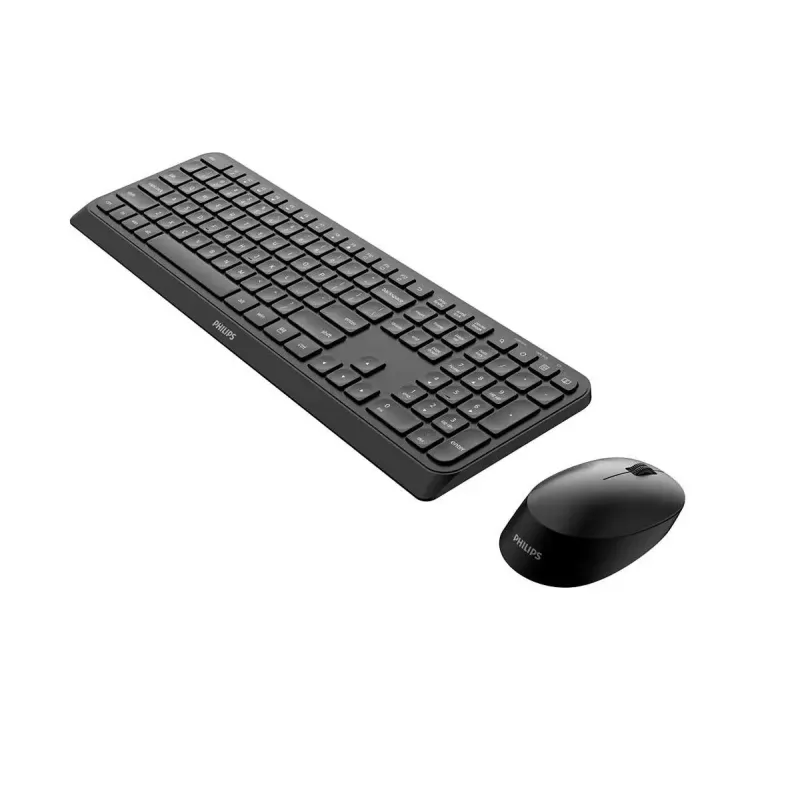 Teclado y ratón Philips Serie 3000 SPT6307B/31 universal RF inalámbrico QWERTY inglés negro