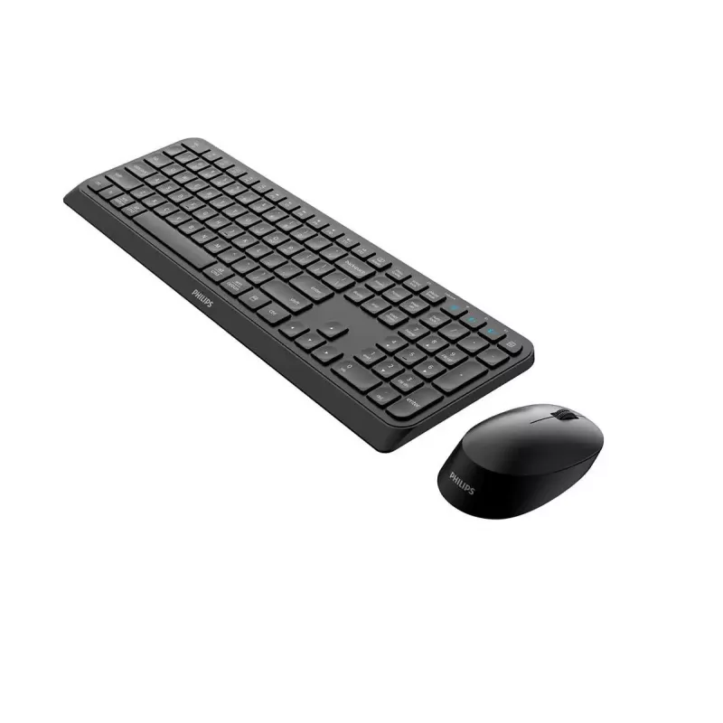 Teclado y ratón Philips Serie 4000 SPT6407B/31 universal RF inalámbrico + Bluetooth QWERTY alemán negro