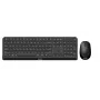 Teclado y ratón Philips Serie 4000 SPT6407B/31 universal RF inalámbrico + Bluetooth QWERTY alemán negro