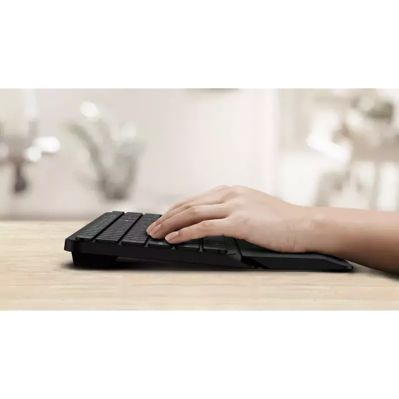 Teclado y ratón Philips Serie 6000 SPT6607B/31 universal RF inalámbrico + Bluetooth negro