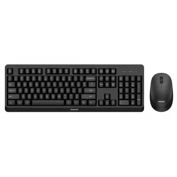 Teclado y ratón Philips Serie 3000 SPT6307BL/00 de oficina RF inalámbrico negro