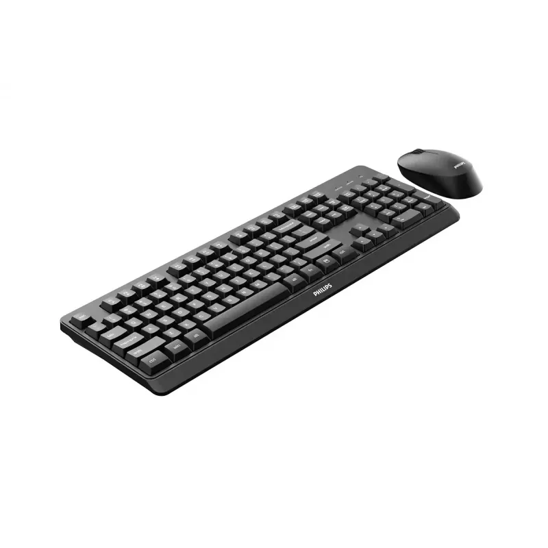 Teclado y ratón Philips Serie 3000 SPT6307BL/00 de oficina RF inalámbrico negro