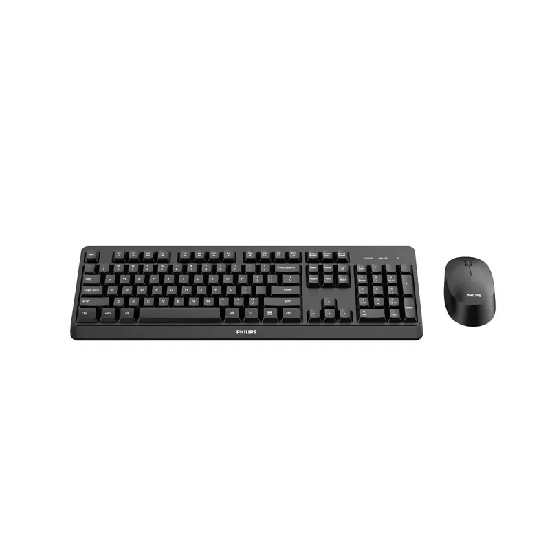 Teclado y ratón Philips Serie 3000 SPT6307BL/00 de oficina RF inalámbrico negro
