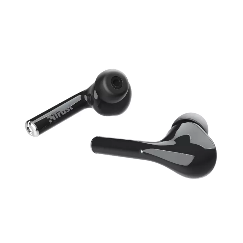 Auriculares inalámbricos Trust Nika Touch True Wireless Stereo (TWS) in-ear para llamadas/música Bluetooth negros