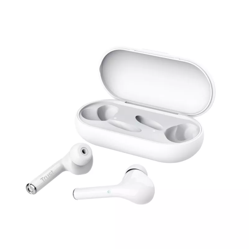 Auriculares Trust Nika True Wireless Stereo (TWS) in-ear para llamadas/música blancos