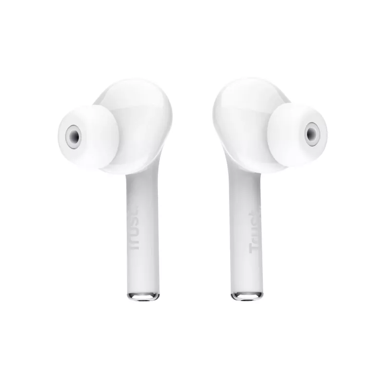 Auriculares Trust Nika True Wireless Stereo (TWS) in-ear para llamadas/música blancos