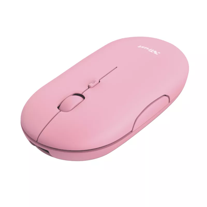 Ratón de oficina Trust Puck ambidiestro RF inalámbrico + Bluetooth óptico 1600 DPI