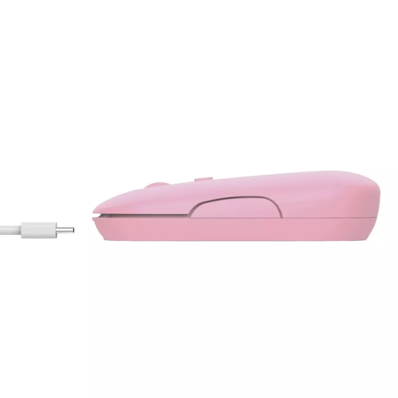 Ratón de oficina Trust Puck ambidiestro RF inalámbrico + Bluetooth óptico 1600 DPI