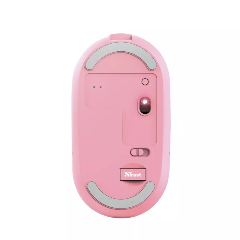 Ratón de oficina Trust Puck ambidiestro RF inalámbrico + Bluetooth óptico 1600 DPI