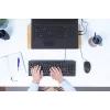 Teclado Trust Primo universal USB AZERTY belga negro