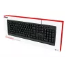 Teclado Trust Primo universal USB AZERTY belga negro