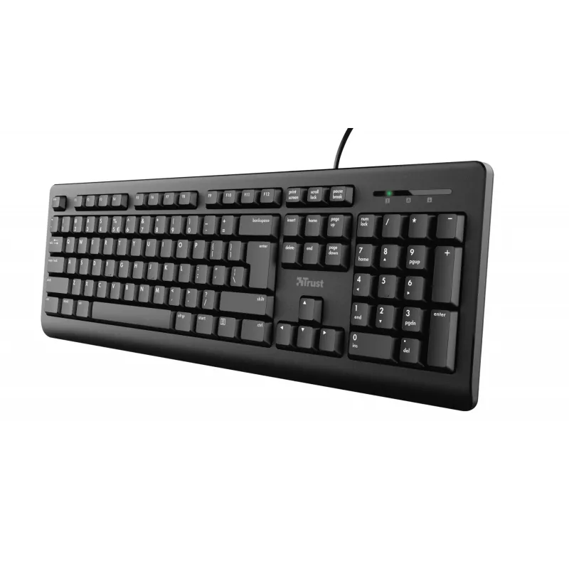 Teclado y ratón Trust Primo de oficina USB QWERTY alemán negro