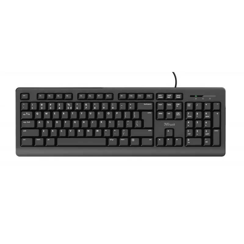 Teclado y ratón Trust Primo de oficina USB QWERTY alemán negro