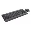 Conjunto de teclado y ratón Trust TKM-450 Comfort inalámbrico, tamaño completo (100%), inalámbrico, RF inalámbrico, QWERTY, negro, ratón incluido