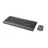 Conjunto de teclado y ratón Trust TKM-450 Comfort inalámbrico, tamaño completo (100%), inalámbrico, RF inalámbrico, QWERTY, negro, ratón incluido