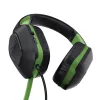 Auriculares con cable Trust GXT 415X ZIROX con diadema gaming negros, verdes