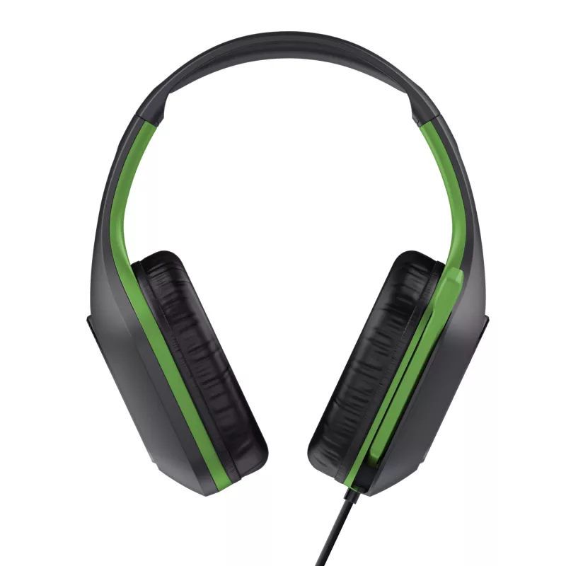 Auriculares con cable Trust GXT 415X ZIROX con diadema gaming negros, verdes
