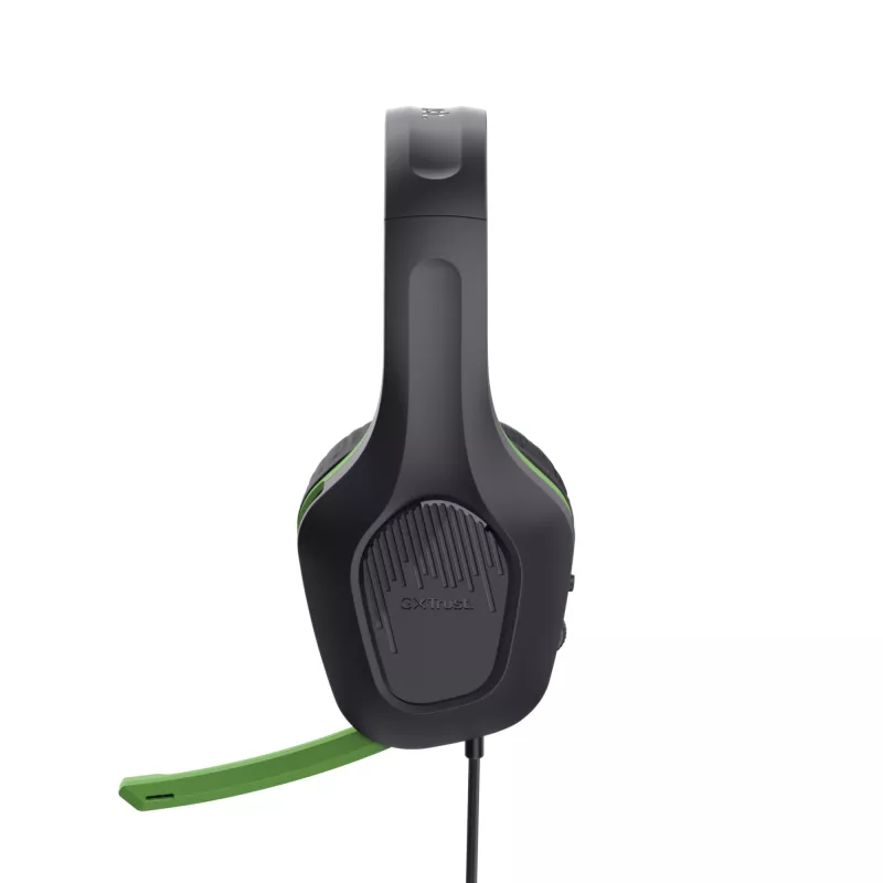 Auriculares con cable Trust GXT 415X ZIROX con diadema gaming negros, verdes