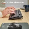 Teclado TRUST Ody II tamaño completo inalámbrico RF QWERTY nórdico negro