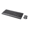 Teclado y ratón Trust Trezo de oficina RF inalámbrico AZERTY belga negro
