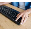 Teclado y ratón Trust Trezo de oficina RF inalámbrico AZERTY belga negro