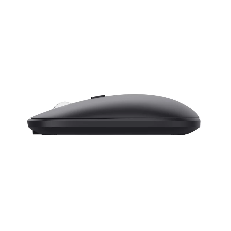 Teclado y ratón Trust Lyra de oficina RF inalámbrico + Bluetooth, AZERTY, belga, negro