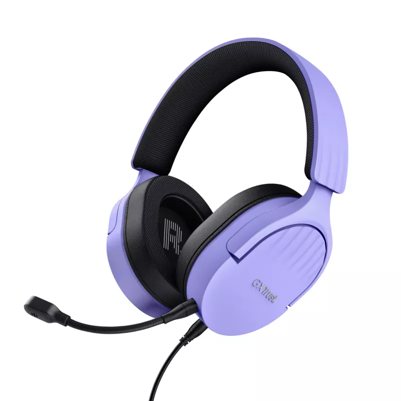 Trust GXT 489P FAYZO Auriculares con cable Diadema Gaming Negro, Lila
