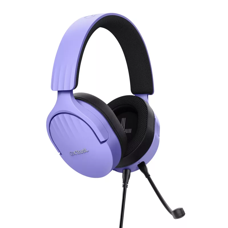 Trust GXT 489P FAYZO Auriculares con cable Diadema Gaming Negro, Lila