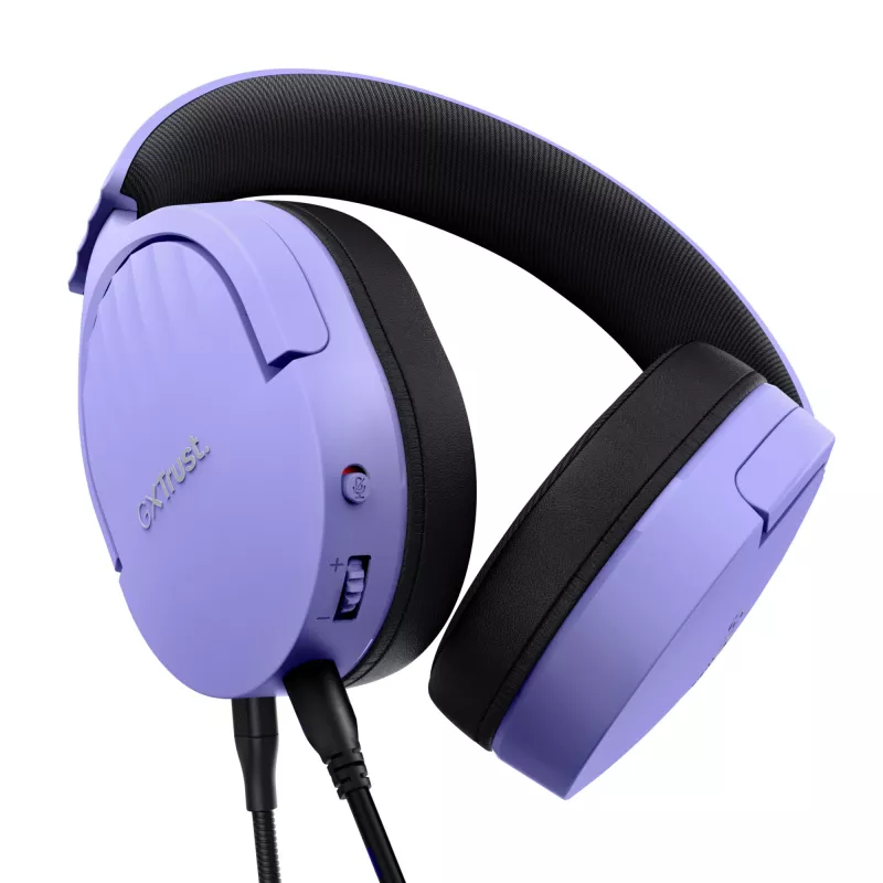 Trust GXT 489P FAYZO Auriculares con cable Diadema Gaming Negro, Lila