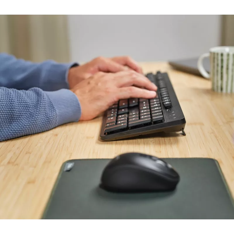 Trust TKM-360 Teclado y ratón incluidos Oficina RF Wireless QWERTY US Inglés Negro