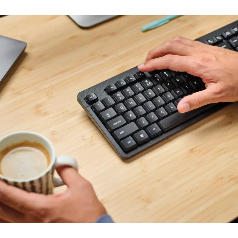 Trust TKM-360 Teclado y ratón incluidos Oficina RF Wireless QWERTY US Inglés Negro