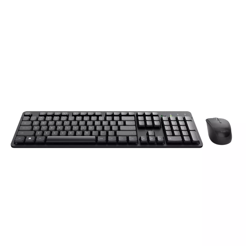 Trust Ody II Teclado y ratón incluidos Oficina RF Wireless AZERTY Belga Negro