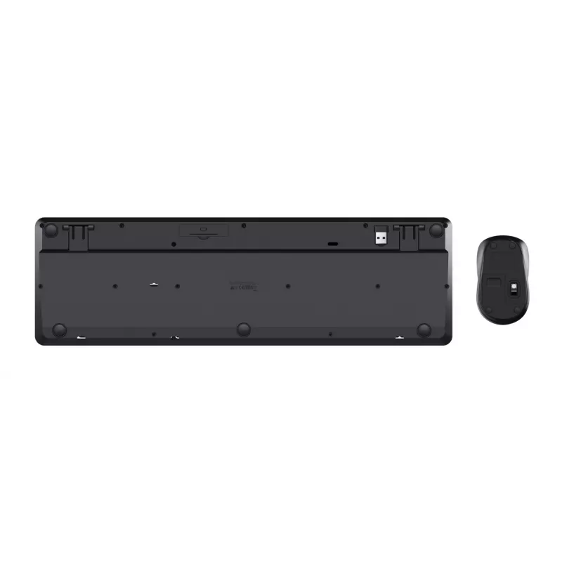Trust Ody II Teclado y ratón incluidos Oficina RF Wireless AZERTY Belga Negro