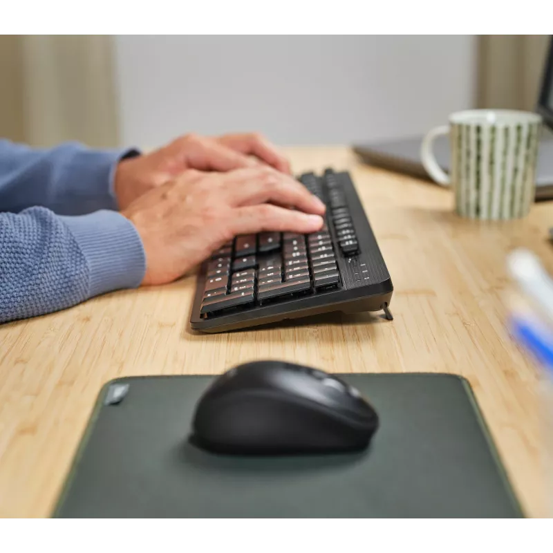 Trust Ody II Teclado y ratón incluidos Oficina RF Wireless AZERTY Belga Negro