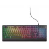 Trust GXT 792 Quadrox Teclado y ratón incluidos Gaming USB QWERTY Belga Negro