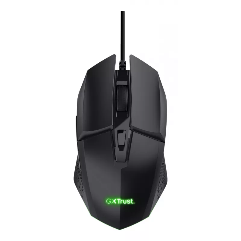 Trust GXT 792 Quadrox Teclado y ratón incluidos Gaming USB QWERTY Belga Negro