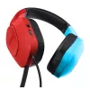 Trust GXT 416S Zirox Auriculares con cable Diadema Gaming Negro, Cian, Rojo